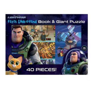 Disney Pixar Lightyear Look & Find Book & Giant Puzzle 40 Pieces For Ages 18 Mon